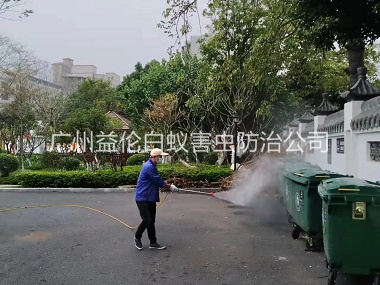 狮岭垃圾站消杀蚊蝇